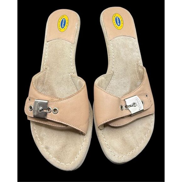 Dr. Scholls Willow Tan Slip-On Leather Shoe Sz. 8 Hard to Find - Picture 2 of 12